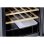 Enfriador de vino Exquisit WS2-45GTE-160G doble zona 45 botellas negro LED