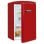 Frigorífico Mini Exquisit RKS120-V-H-160F Defrost 89,5cm 122L F Rojo Retro