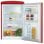 Frigorífico Mini Exquisit RKS120-V-H-160F Defrost 89,5cm 122L F Rojo Retro