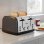 Tostadora Prixton 10006241 4 fentes extra larges 1900 W inox noir