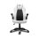 Chaise Andaseat gaming blanche ergonomique accoudoirs et dossier réglables