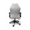 Chaise Andaseat gaming blanche ergonomique accoudoirs et dossier réglables