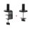 One For All DM 2210 Support Moniteur Double pour Bureau 13 a 30" VESA 75x75 a 100x100 Max 16kg