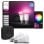 Kit de iluminacao inteligente Philips Hue White and Color Ambiance E27 A60 2 lampadas Bridge Pro Bluetooth Zigbee