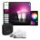 Kit de iluminacao inteligente Philips Hue White and Color Ambiance E27 A60 2 lampadas Bridge Pro Bluetooth Zigbee