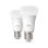 Ampoule intelligente Philips Hue White and Color Ambiance E27 A60 Bluetooth x2
