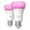 Ampoule intelligente Philips Hue White and Color Ambiance E27 A60 Bluetooth x2