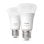 Ampoule intelligente Philips Hue White and Color Ambiance E27 A60 Bluetooth x2