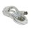 Cable coaxial Genérica 5 m blanco macho a hembra para antena TV