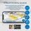 Cable coaxial Genérica 5 m blanco macho a hembra para antena TV
