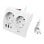 Energie-Station Ewent EW3871 2 Schuko-Steckdosen 2 USB-A 1 USB-C 1,5m Weiss Schalter