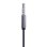 Kopfhörer 3MK Jack 3,5 mm kabelgebunden In-Ear mit Mikrofon und Fernbedienung Schwarz