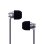 Kopfhörer 3MK Jack 3,5 mm kabelgebunden In-Ear mit Mikrofon und Fernbedienung Schwarz