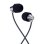 Kopfhörer 3MK Jack 3,5 mm kabelgebunden In-Ear mit Mikrofon und Fernbedienung Schwarz