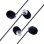 Kopfhörer 3MK Jack 3,5 mm kabelgebunden In-Ear mit Mikrofon und Fernbedienung Schwarz