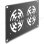 Tapa trasera Delock 67433 con ventiladores integrados para rack 10" 3U metal gris oscuro