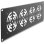 Painel traseiro Delock 67417 19 polegadas 4 ventoinhas 3U metal cinza