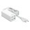 Cargador MediaRange MRMA124 100W GaN 3x USB-C 1x USB-A carga rápida blanco