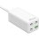 Cargador MediaRange MRMA124 100W GaN 3x USB-C 1x USB-A carga rápida blanco