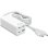 Cargador MediaRange MRMA124 100W GaN 3x USB-C 1x USB-A carga rápida blanco