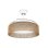 Ventilador de techo Mellerware Brizy Bright Rattan 106 cm LED 6 velocidades