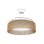 Ventilador de techo Mellerware Brizy Bright Rattan 106 cm LED 6 velocidades
