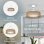 Ventilador de techo Mellerware Brizy Bright Rattan 106 cm LED 6 velocidades