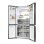 Frigorífico Quatro Portas Haier HCR79F19CNMD Total No Frost 190,5cm 642L C Platina Inox