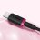 Cable Baseus P10377802U01-01 1m USB-C 60W Charge Rapide Noir Rouge