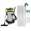 Aspiradora Industrial MonsterShop 60L 1400W Sólidos y Líquidos Kit Canalones Acero Plateado