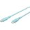 Cable Goobay 77744 USB-C 1,5 m Silicone Charge Rapide Turquoise