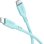 Cable Goobay 77744 USB-C 1,5 m Silicone Charge Rapide Turquoise