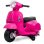 Correpasillo JAMARA Vespa Mini Batterie 4 Räder Lichter rosa schwarz