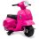 Correpasillo JAMARA Vespa Mini Batterie 4 Räder Lichter rosa schwarz