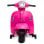 Correpasillo JAMARA Vespa Mini Batterie 4 Räder Lichter rosa schwarz