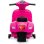 Correpasillo JAMARA Vespa Mini Batterie 4 Räder Lichter rosa schwarz