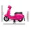 Correpasillo JAMARA Vespa Mini Batterie 4 Räder Lichter rosa schwarz