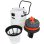 Aspiradora Industrial MonsterShop 3000W 90L Kit Postes Canalones 7,2m Blanco