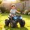 Homcom Quad Eléctrico Para Niños 12v Con 2 Motores 3–8 Km/h Música Faros Blanco