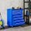 Durhand Carro De Herramientas Con 7 Cajones Cerraduran Ruedas Azul
