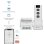 Central de Domótica Nivian Mini Curtain Switch Wifi Controle por Voz Alexa Google RF