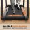 Tapis de course Clover Fitness S200 stabilité et sécurité avancées