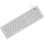 Teclado KeySonic KSK-8030 IN (DE) de membrana industrial QWERTZ branco USB IP68