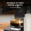 Cafetera Espresso Cecotec Power Espresso Coldbrew Latte Oscuro 1,5L 20 Bares con pantalla táctil y depósito de leche