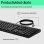 Teclado HP 125 completo de membrana USB com tecla Copilot