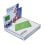 Alfombrilla Hama Football Gruen 220x180 mm Bildoberflaeche Polypropylen