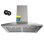 Campana extractora Cecotec Bolero Flux PM 604000 Inox Abluft 60cm LED