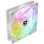 Ventilateur supplémentaire Nfortec Krater X Fan 120mm 1100RPM ARGB PWM blanc