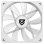 Ventilateur supplémentaire Nfortec Krater X Fan 120mm 1100RPM ARGB PWM blanc