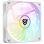 Ventilateur supplémentaire Nfortec Krater X Fan 120mm 1100RPM ARGB PWM blanc